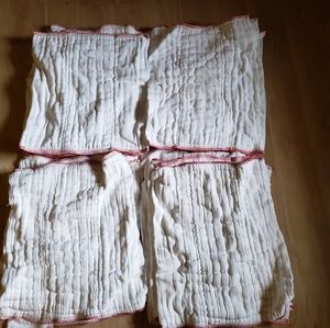 Medium prefold cloth diapers